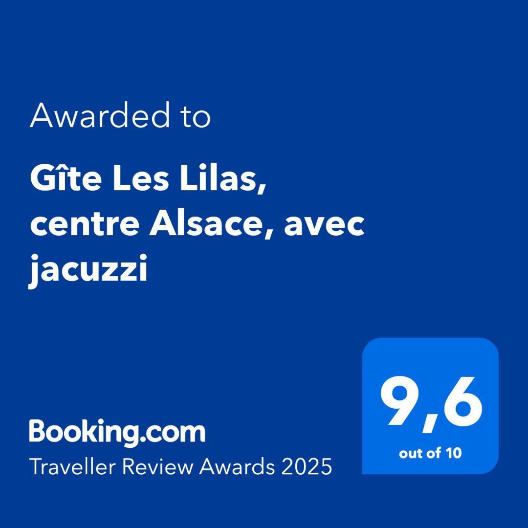 Gite Les Lilas, Centre Alsace, Avec Jacuzzi Mackenheim Exteriör bild